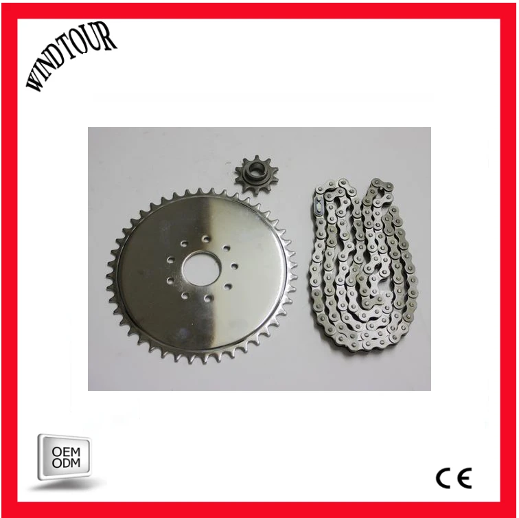 

10T 44T Front Rear Sprocket Cog 415 Chain 80cc 2 Stroke Motorised Motorized Bike