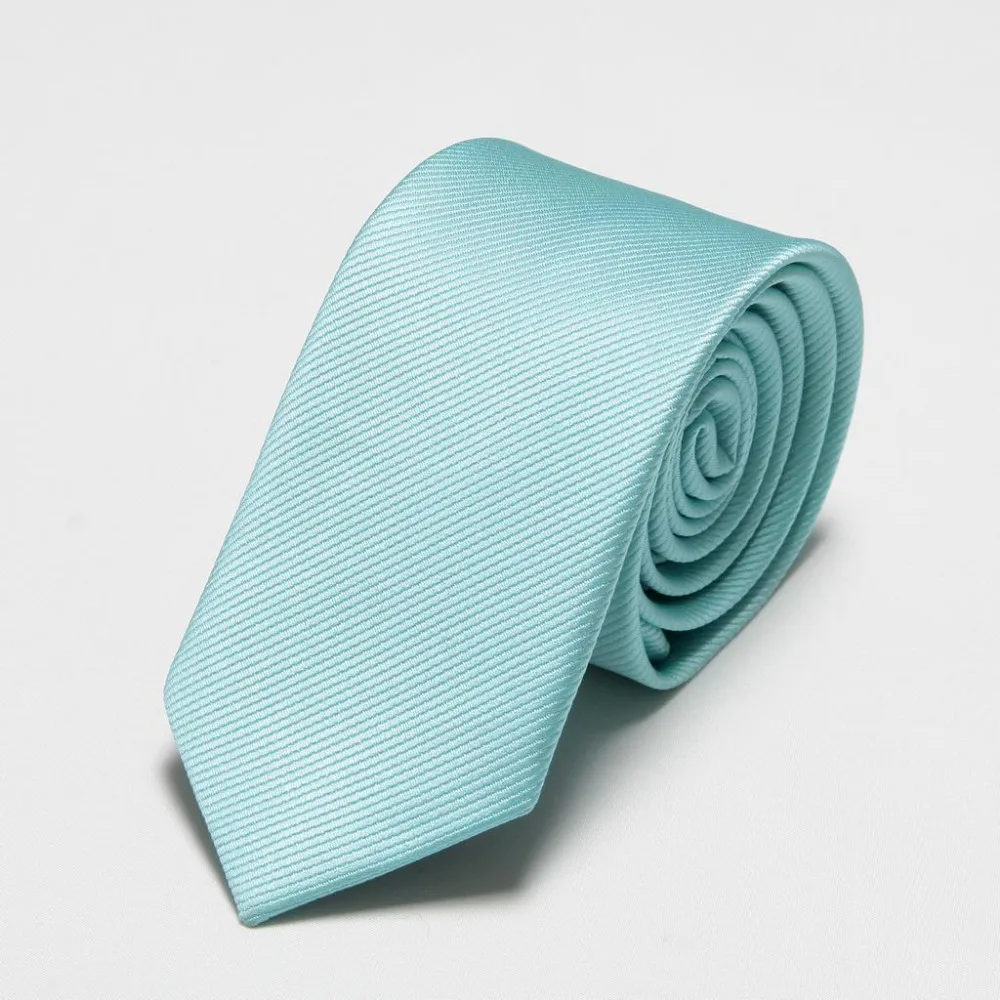 

men ties novelty mens neck Slim Tie Turquoise blue neckties cravat fashion ascot solid color wedding business