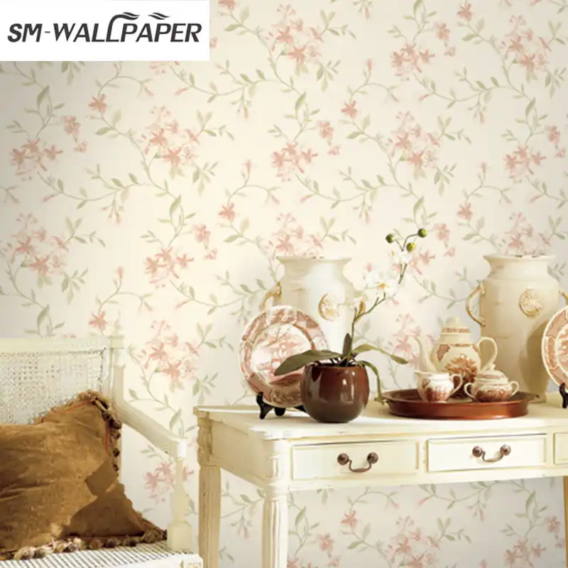 Small Flowers Country Style Bedroom Wallpaper Aliexpress