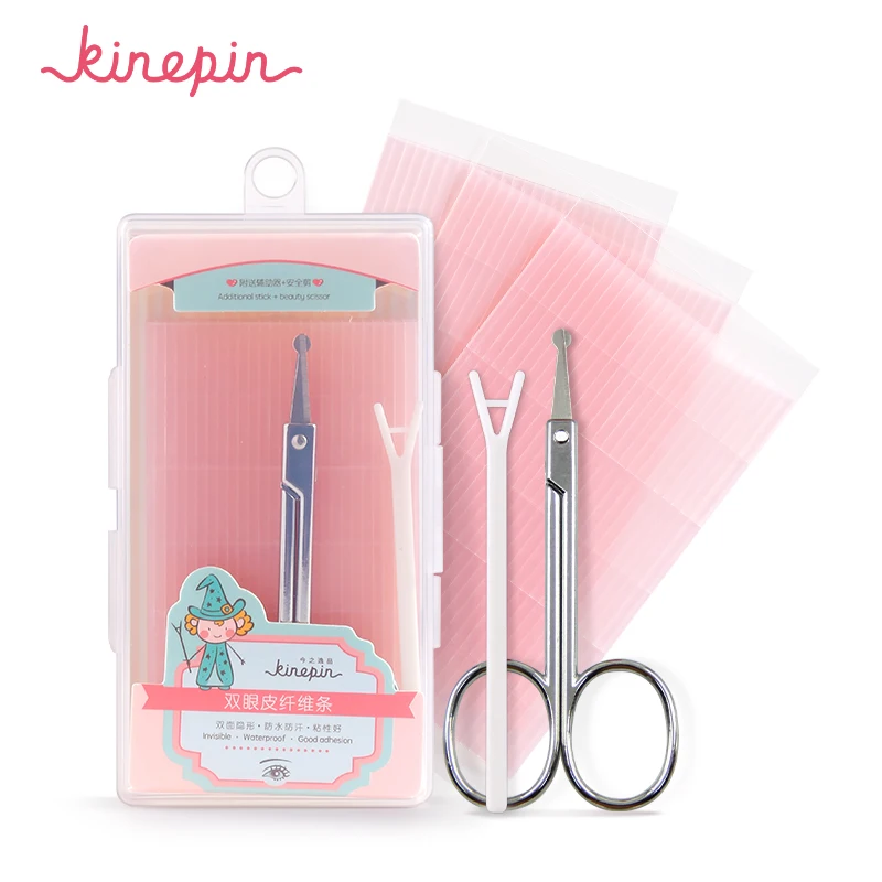 KINEPIN 225 шт. волшебный макияж двухсторонний клей для век невидимые волоконные