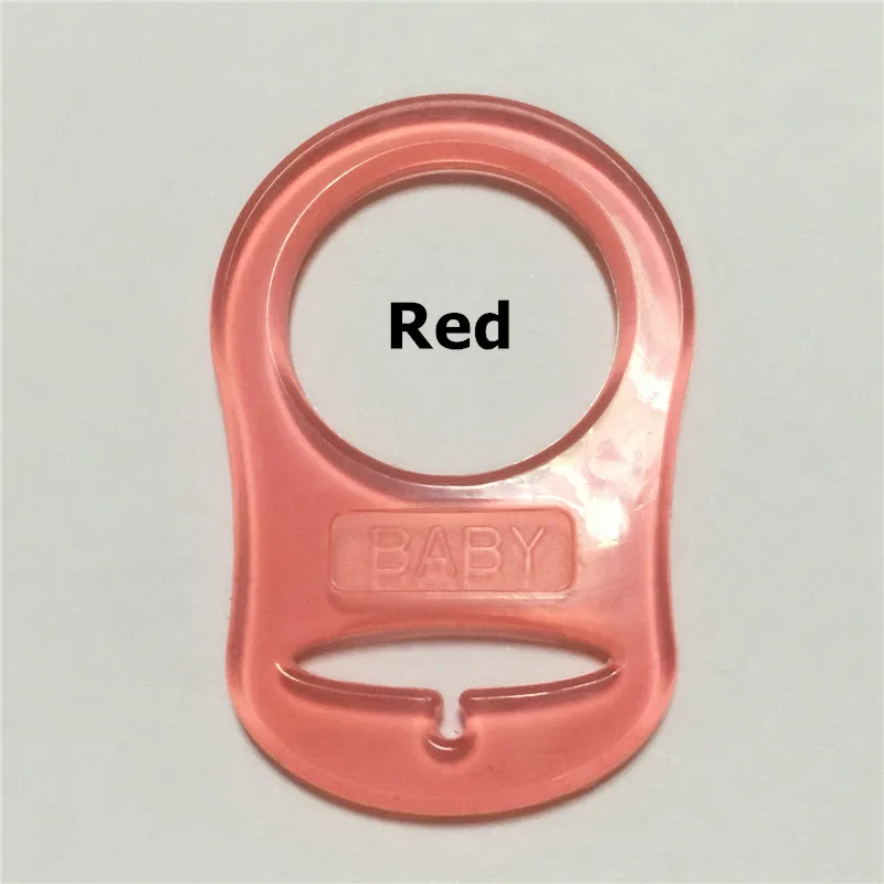 5 шт. еда без бисфенола-а класса Силиконовые Детские mam соски адаптер держатель кольца для NUK кормящих - Цвет: red