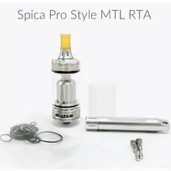 Spica Pro Стиль MTL атомайзер RTA 22 мм диаметр 510 резьба 3 мл Восстановленный бак для электронной сигареты Vape ручка мех мод RDTA vs kayfun