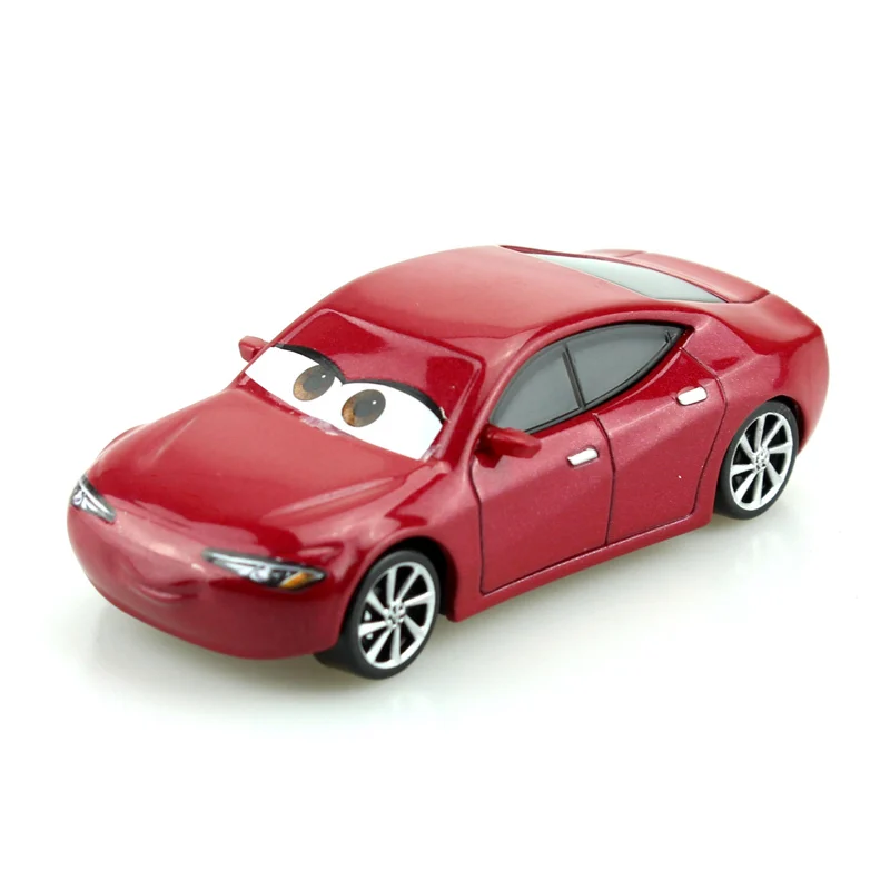 Disney Pixar Cars 3 27 стиль черный Джексон шторм 1:55 литье под давлением металлический сплав модель милые игрушки автомобиль Рождественский подарок для детей подарок - Цвет: 6