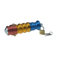 343g Colorful metal locking retractable anus beads heavy anal butt plug sm erotic duty sex male masturbationtoy adult products