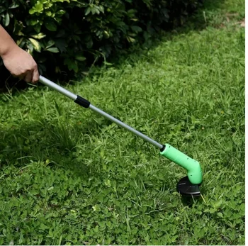 

Portable Grass Trimmer Cordless Lawn Weed Cutter Edger with Zip Ties Gardening