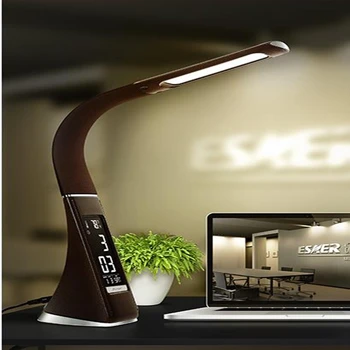 

LukLoy Nordic Simple Eye LED Desk Lamp Dimmable LED Table Lamps Dormitory Bedroom Table Lights Study Kids Room Lighting Charging