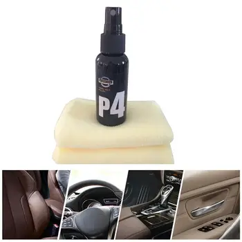 

50ml Car Polish Wax Plastic Leather Retreading Agent Automotive Interior Cleaner Tire Wax Paint Household Car Washer
