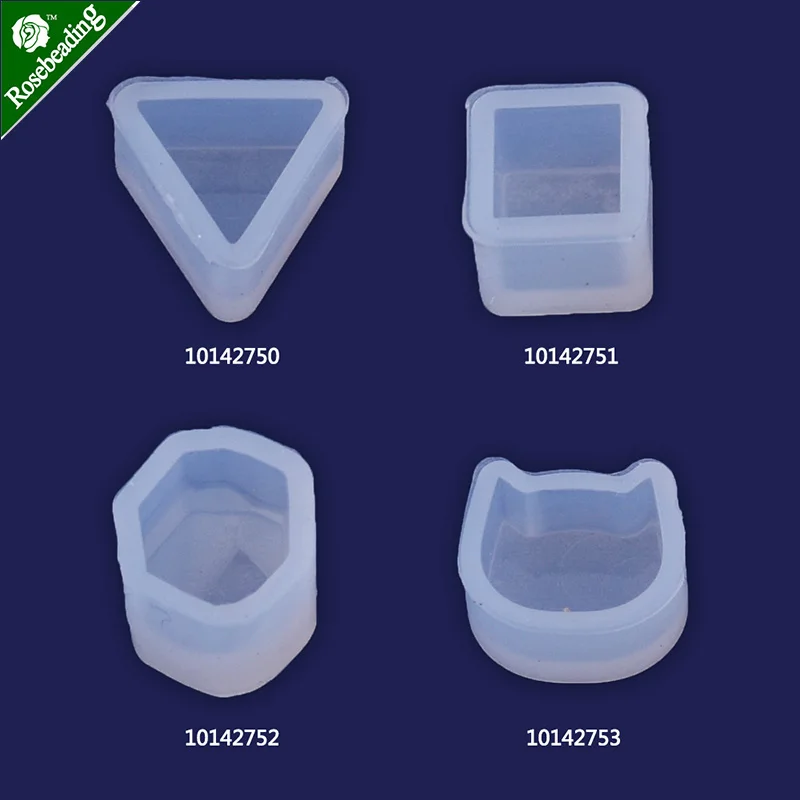 

10pcs DIY Silicone earring Mold For Epoxy Resin Jewelry Making Mould Tools
