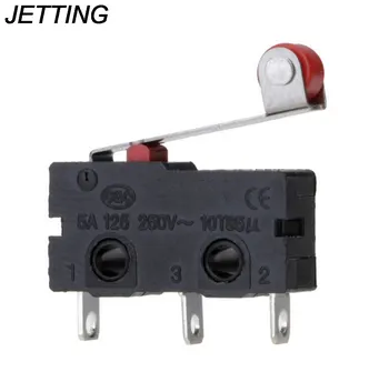 

5Pcs/Set Micro Roller Lever Arm Open Close Limit Switch KW12-3 PCB Microswitch Tool Parts Wholesale low price