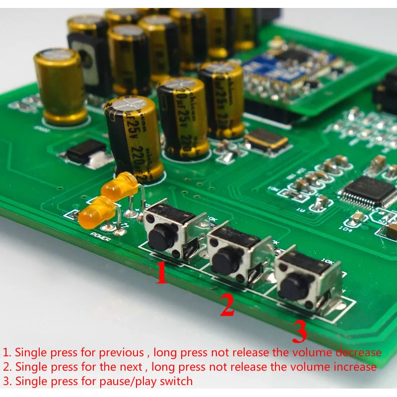 CSR8675 Bluetooth 5.0 Decoder Board DAC Support APTX HD AK4493 RCA Headphone Amplifier Speaker 24bit DC12V