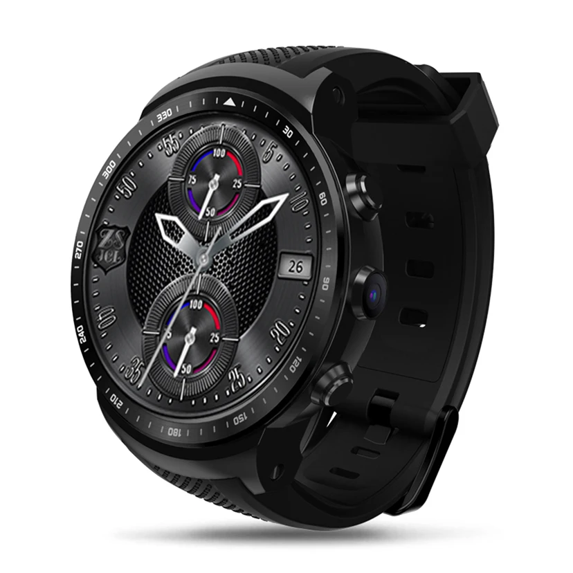 black Smartwatch Умные часы Thor PRO Android 5,1 MTK6580 четырехъядерный процессор 1 Гб 16 Гб 2,0 МП камера трекер сердечного ритма монитор 3G gps wifi умные часы - Цвет: black Smartwatch