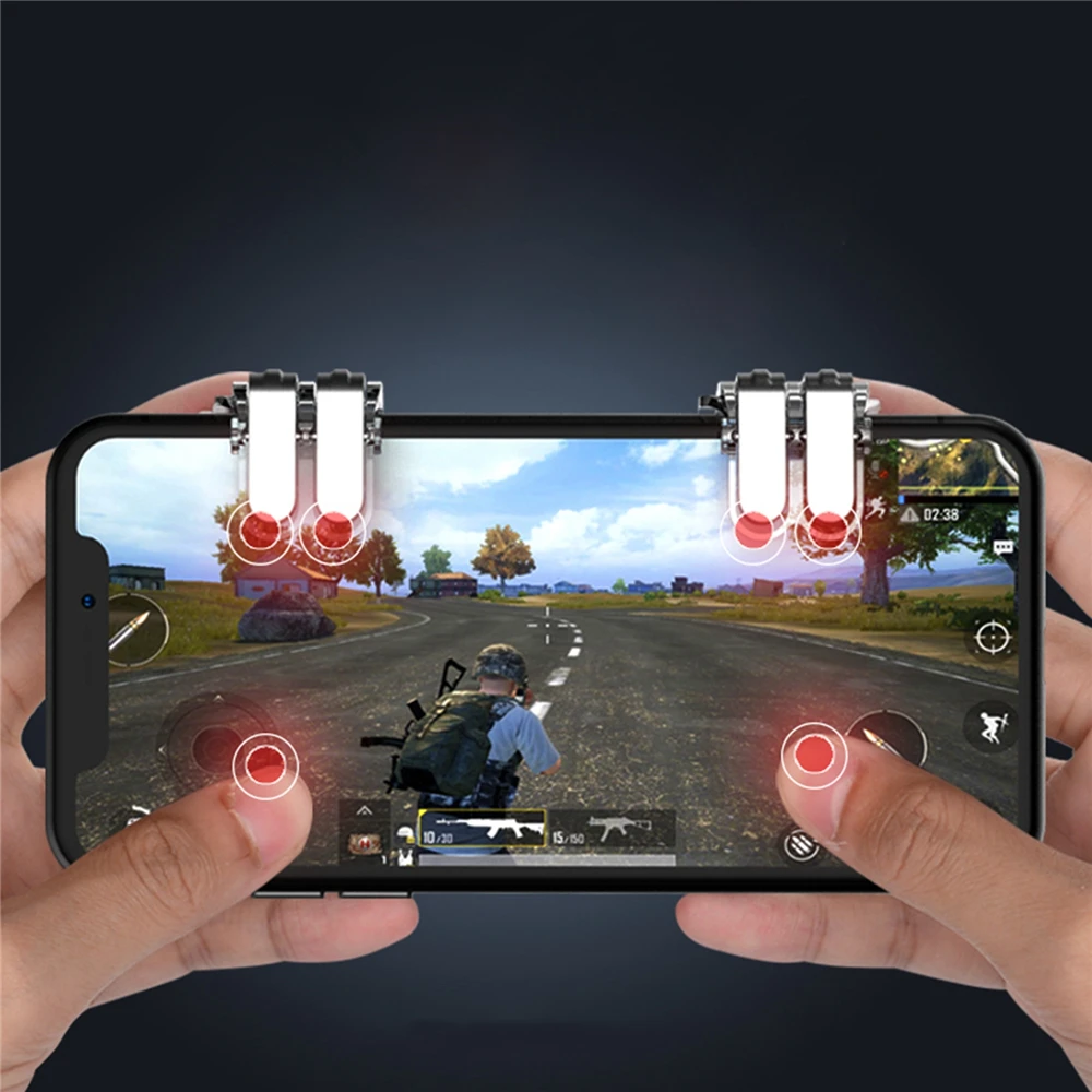 1 пара W6 новая концепция шесть пальцев связь PUBG телефон игровой триггер L1 R1 шутер