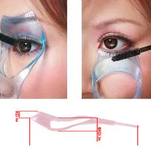 

2pcs/lot Ladies Mascara Guide Eyelash Curler Makeup Tools Make the Eye Beauty Eyelash Painting Tool