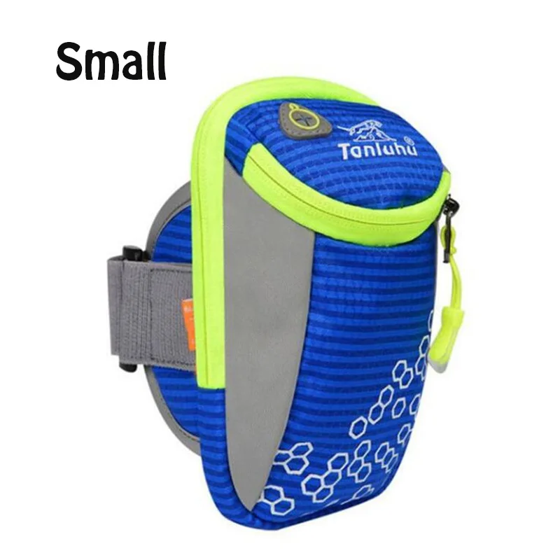 Горячая покупка Женская водонепроницаемая нейлоновая сумка для путешествий оборудование для фитнеса телефоны бегущая рука кисть рукав с мобильным держателем - Цвет: blue