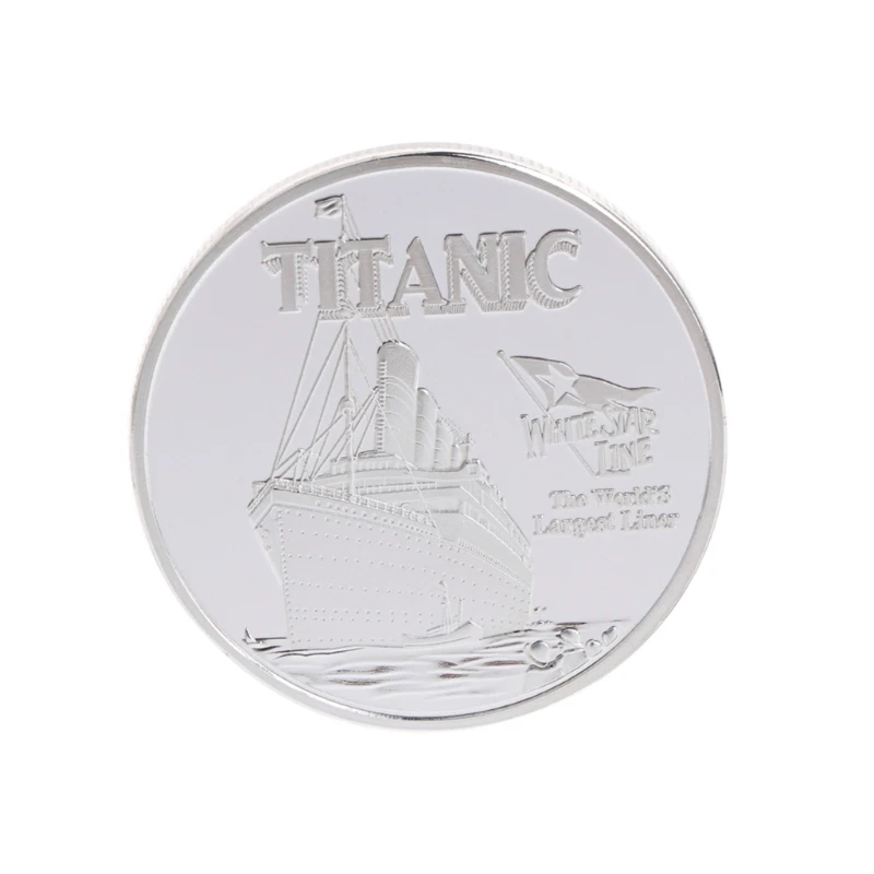 Commemorative Coin Titanic Ship Incident Collection Arts Gifts BTC Bitcoin Alloy