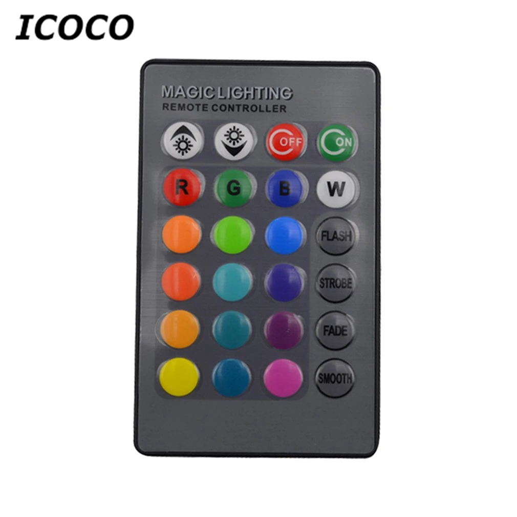 ICOCO 3 Вт RGB светильник лампы красочный дистанционного Управление регулируемой