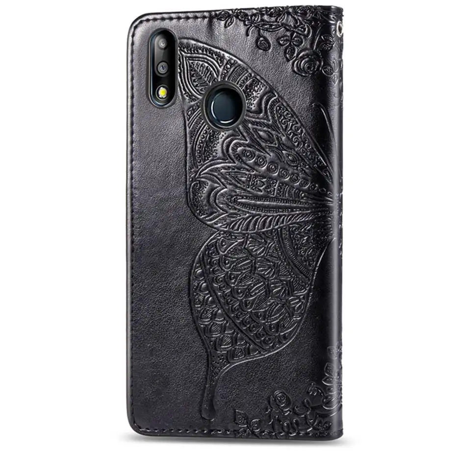 Флип чехол для Asus Zenfone Max Pro M2 ZB631KL 6 3 Роскошный из искусственной кожи телефона ASUS ZB