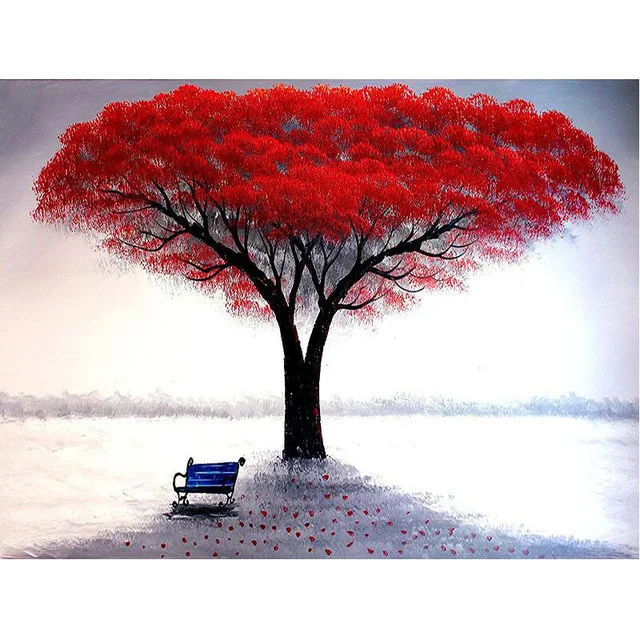 

Full Square/Round drill 5D DIY Diamond embroidery Mangroves & benches Painting Cross Stitch Rhinestone Mosaic decor H766