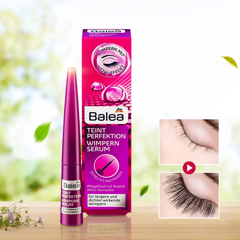 

Germany Balea Teint Perfection Eyelash Serum Growth Enhancements Serum for Longer Denser Thicker Looking Eyelashes Lash Boost
