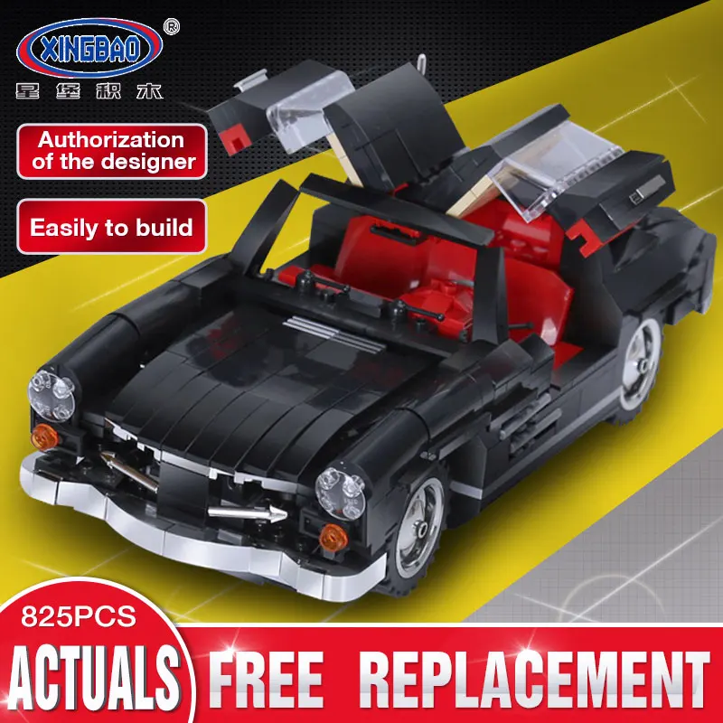 

XingBao 03010 Creative MOC Technic Series Photpong Car Set LegoINGys Children Educational Building Blocks Bricks Toy Model Gift
