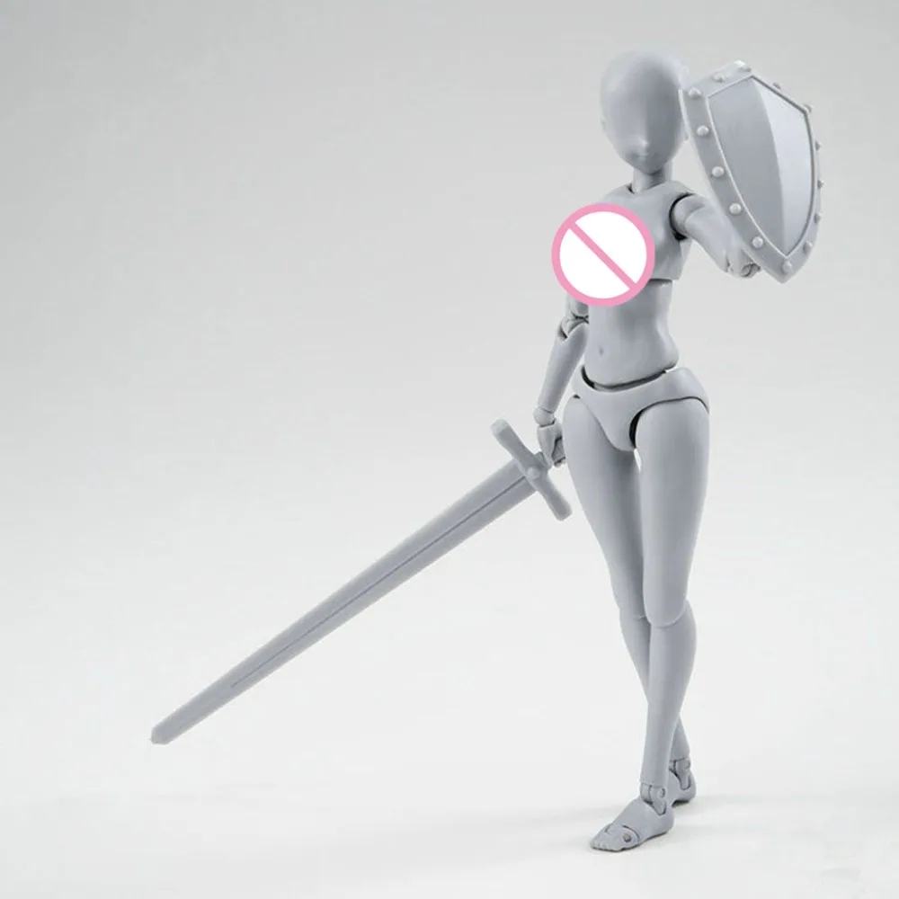 Figma He She подвижная фигурка для тела, игрушка, художественная живопись, аниме модель, кукла, манекен, художественный эскиз, нарисование@ Q