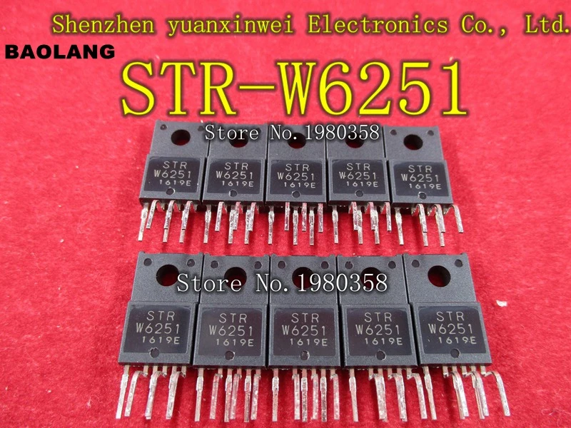 Free shipping 10pcs/lot STR-W6251 STRW6251 STR W6251 TO220F-6 NEW IC