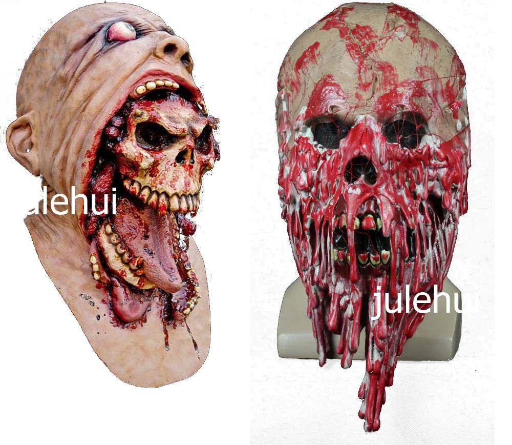 

Demon Parasite Zombie mask Latex Accoutrements Vampire Skull party Halloween scary terror masks horror mascaras latex realista