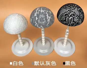 

wholesale 3style display stand head mannequin,Female hat wig model adult counter rack Disc metal base Can adjust height 1PC C521