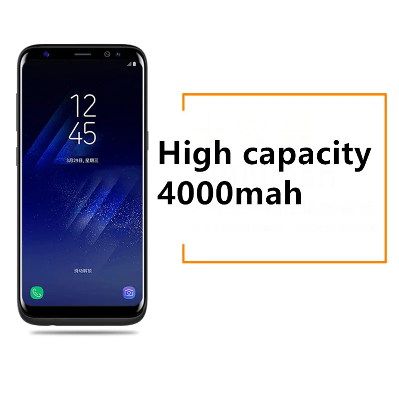 4000 мАч для samsung S8, чехол для батареи, смарт-чехол для телефона из ТПУ, подставка для батареи, умный внешний аккумулятор для samsung S8 Plus, чехол для зарядного устройства s