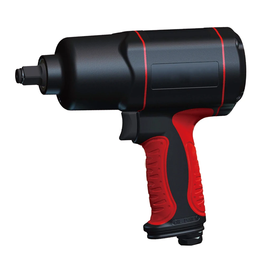 SAT1710 18mm Bolt Capacity 680N/m Twin Hammer Pneumatic Handle Exhaust