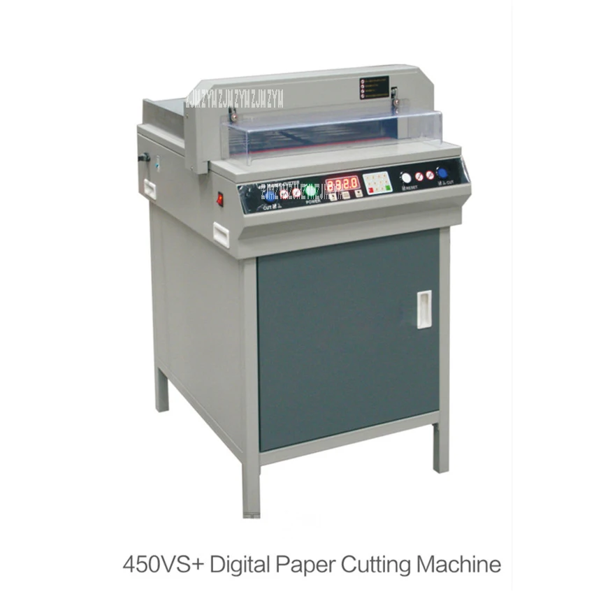 CNC القاطع 450VS + الدقة الكهربائية القاطع القاطع كتاب القاطع A3 + الربيع الصوانى ، التلقائي مشذب الورق 220 V/750 W 450 مللي متر عرض