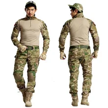 Army Tactical military uniform Airsoftsport Frog Camouflage Suit US Army Combat Suit BDU Hunter and Fishing Shirt and Pants kryptek mandrake frog fighting suit police frog uniforms army trainning uniform set one long sleeve shirt and one tactical pant