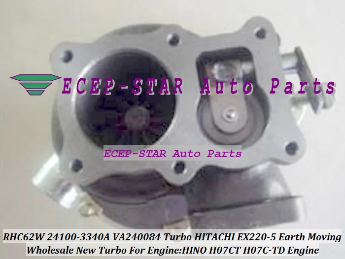 RHC62W 24100-3340A 24100-3340 VA240084 24100-3260A Turbo Turbocharger For Hitachi EX220-5 Earth Moving HINO H07CT H07C-TD Engine (1)