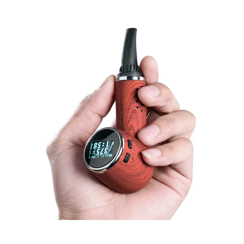 PipeVape набор для травяного испарителя Oled дисплей 18650 батарея трубка курения табака