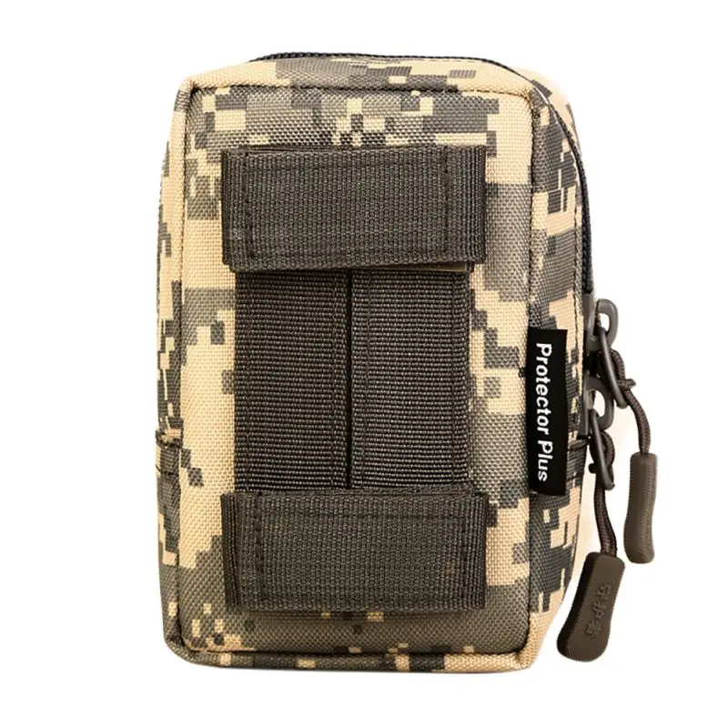 Походная мужская сумка для охоты, тактическая поясная сумка, EDC походная тактическая медицинская сумка с карманом - Цвет: ACU
