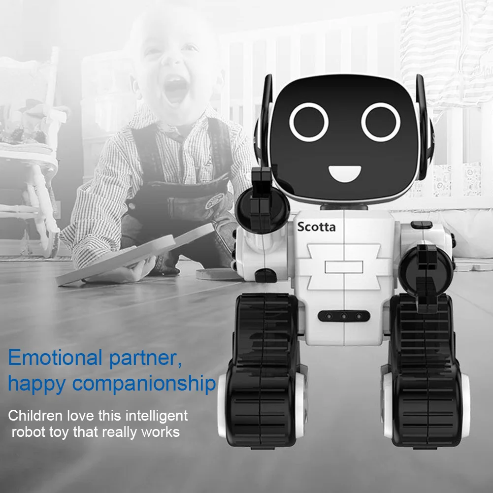 Пульт дистанционного управления Интеллектуальный робот игрушка Голосовая активированная Интерактивная Запись Поющая танцевальная рассказка детские игрушки