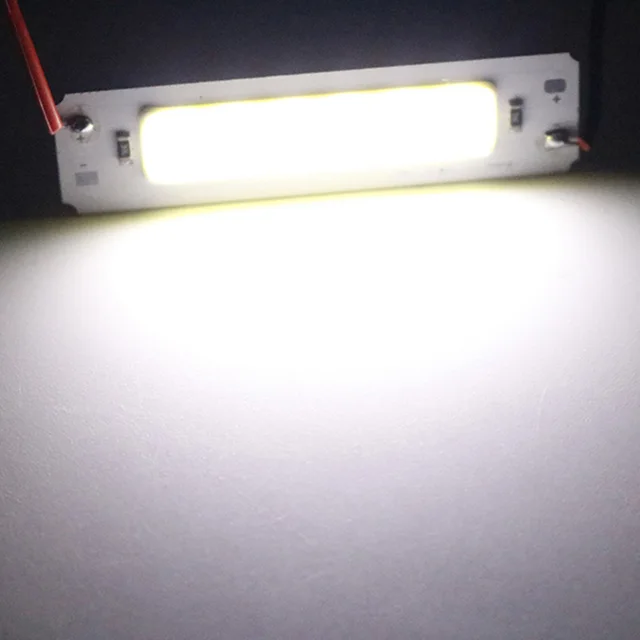 5pcs 60*15mm 2W COB LED quadratischer Streifen-Licht-Lampen-Korn-Span diy ZJHN 