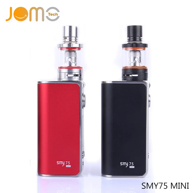 Хэллоуин электронная сигарета vaping мод переменная мощность smy мини 75 Вт vtc мода 7 Цветов 75 Вт Жидкостью Vape Mod OLED Ecig Окно Мод Jomo-57