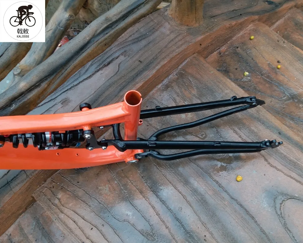 Flash Deal Kalosse adluts bike frame with 190mm travel DIY colors   mountain bicycle  frame alloy   Downhill  DH/AM  bike frame 21