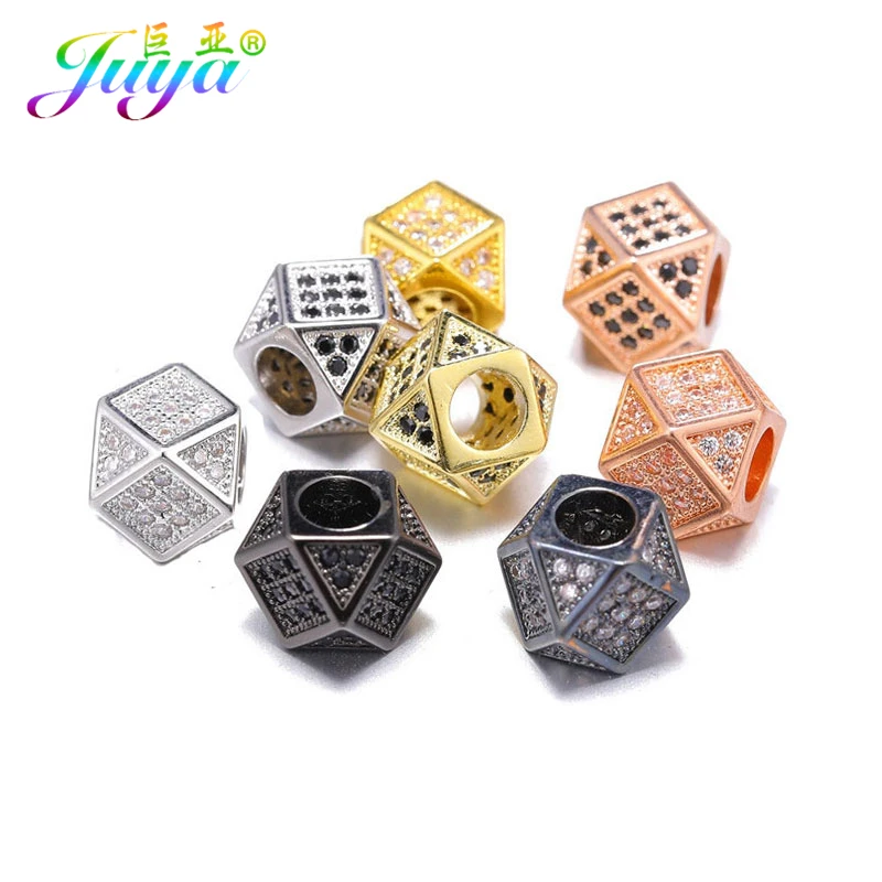Бусины шармы Juya из натурального камня для мужчин и женщин изысканные