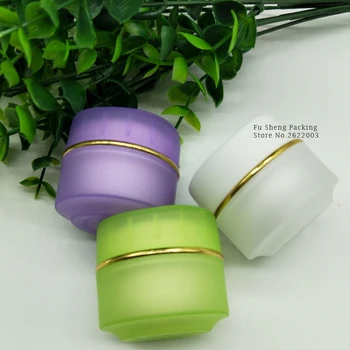 

15-20g/ml Acrylic cream jar Cream Jar Plastic Cosmetic Container empty cosmeticSmall sample bottle 100pcs/lot