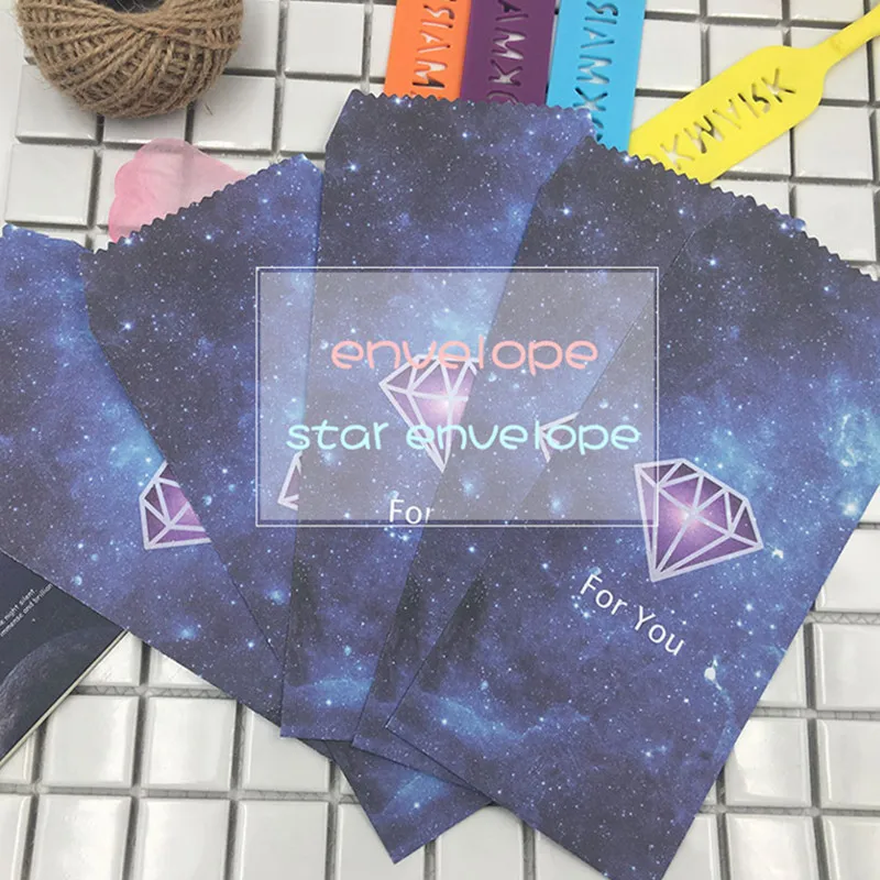 

5pcs/lot DREAM STAR Paper Envelope Romantic Starry Style Envelopes Vintage Korean Style For Card Scrapbooking Gift 03220