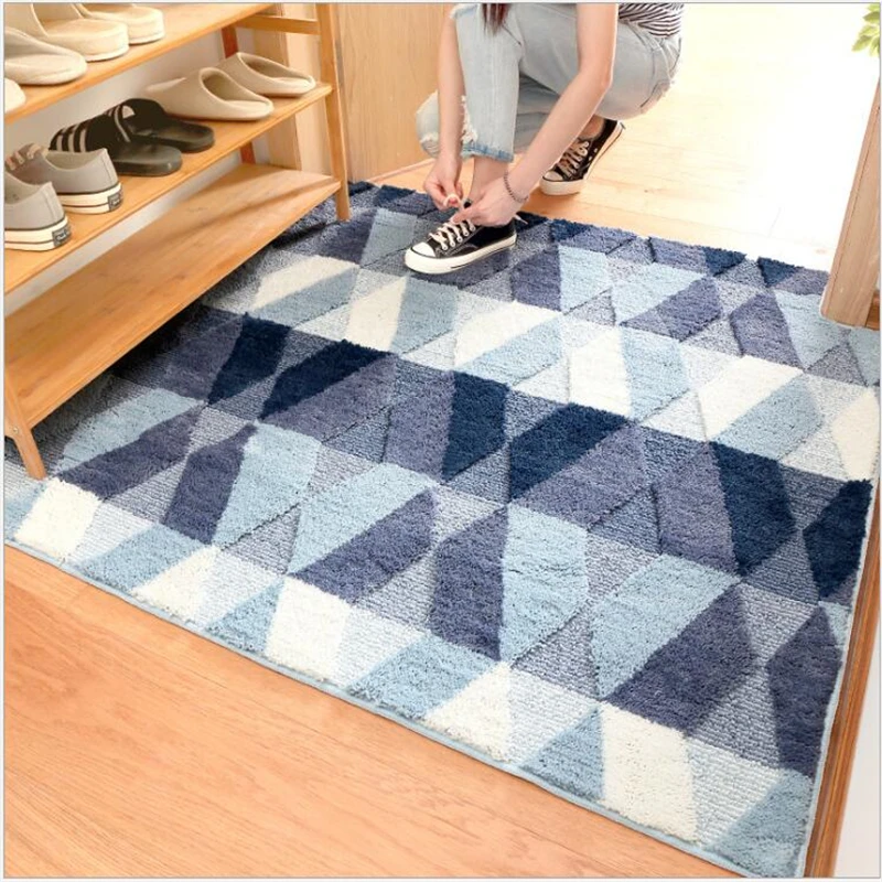 ASOVOLL, современный минималистичный износостойкий пылезащитный коврик, двойной ворсистый абсорбирующий коврик, ковер для гостиной, спальни, коврики