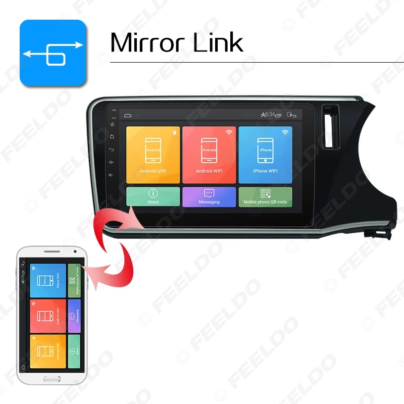 Discount FEELDO 10.2 inch Bigger HD Screen Android 6.0 Quad Core Car Media Player With GPS Navi Radio For For Honda City 2015-2017 #2680 13 Discount FEELDO 10.2 inch Bigger HD Screen Android 6.0 Quad Core Car Media Player With GPS Navi Radio For For Honda City 2015-2017 #2680 13