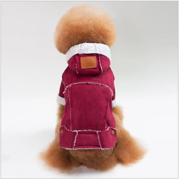 

Venxuis New Winter Warm Cat Dog Coat Fashion Cotton Dog & Cat Coat Costume Parkas Warm Pet Jacket