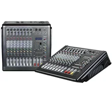 Микшерный пульт рекордер 48 V phantom power monitor AUX effect path 6-16 channel audio mixer USB поставляется с усилителем мощности KT