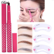 Bittb набор для макияжа, инструмент для рисования, карандаш для бровей, усилитель водонепроницаемости, автоматический трафарет для бровей