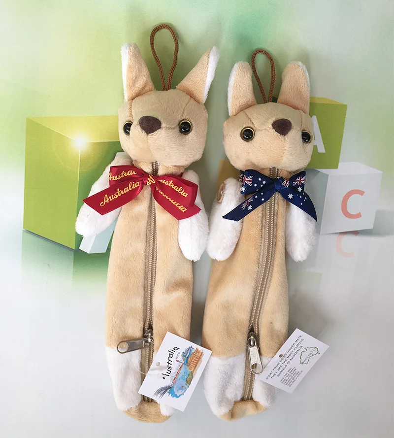Игрушек! Милые плюшевые игрушки прекрасный мультфильм Австралия коала кенгуру мягкий карандаш сумка дети девочки творческий день рождения Рождественский подарок