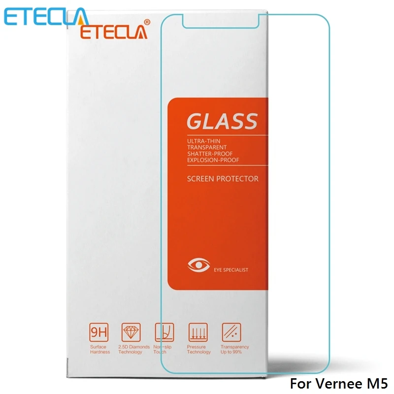 

Vernee M5 Glass Vernee M5 Tempered Glass On Vernee M5 Screen Protector Film Case 0.33mm 9H 2.5D Transparent Glass