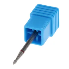 Bullet Tungsten Carbide Burrs Nail Drill Bit 0.1inch Rotate Bits For Manicure Nail Drill Pen Machine Accessories Milling Cutter